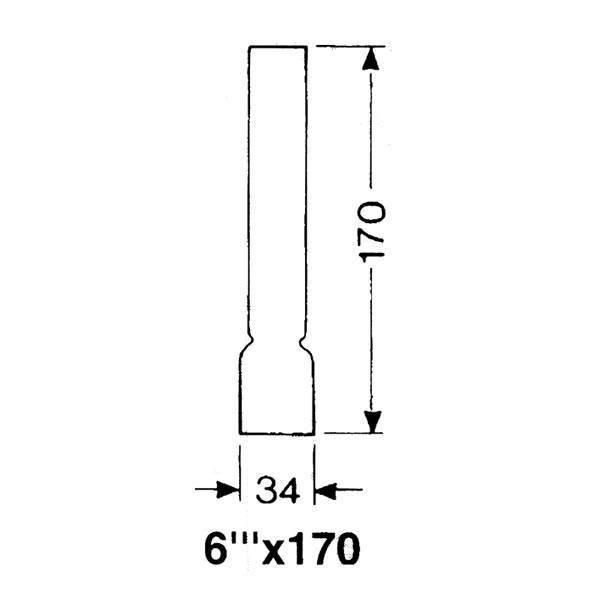 DHR Lampeglas 6 x 170mm