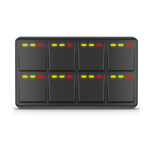 EmpirBus™ SP8 and EmpirBus™ SP12 Switches, SP12, Horizontal with Display