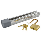 Outboard motor lock RF square 24 cm w/brass padlock N0200240