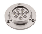 Underwater light attachment 21.6W 10-30V 9 LED blue