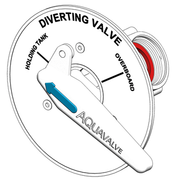 Trudesign Trevejshane 1 1/2" montering gennem skot hvid