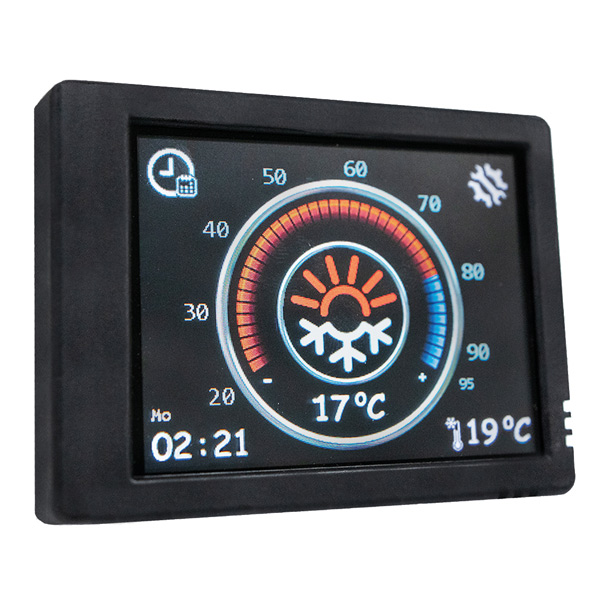 Autoterm pu-28 kontrol panel 2,8" touch display