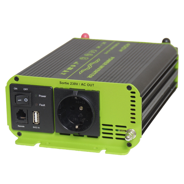 1852 inverter 12V 400W ren sinus kurv