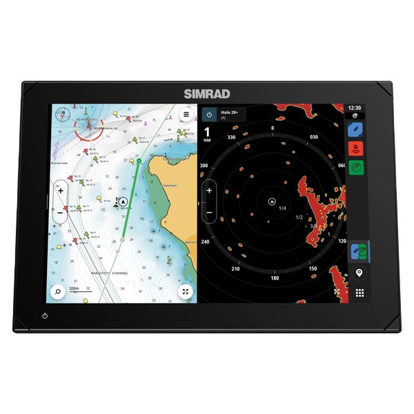 Simrad NSX 3012 med activeimaging 3-i-1 hæk transducer