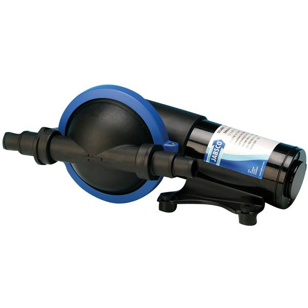 Jabsco membranpumpe 12v, 16lpm med 19mm studs