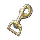 Nickel-plated carabiner for webbing 25 mm