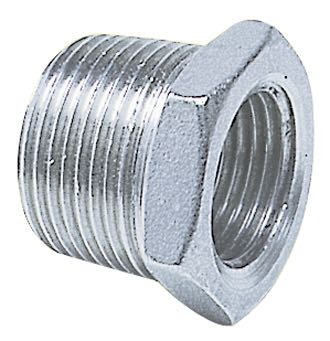 1852 Nippelmuffe 1/2- 3/8" RF