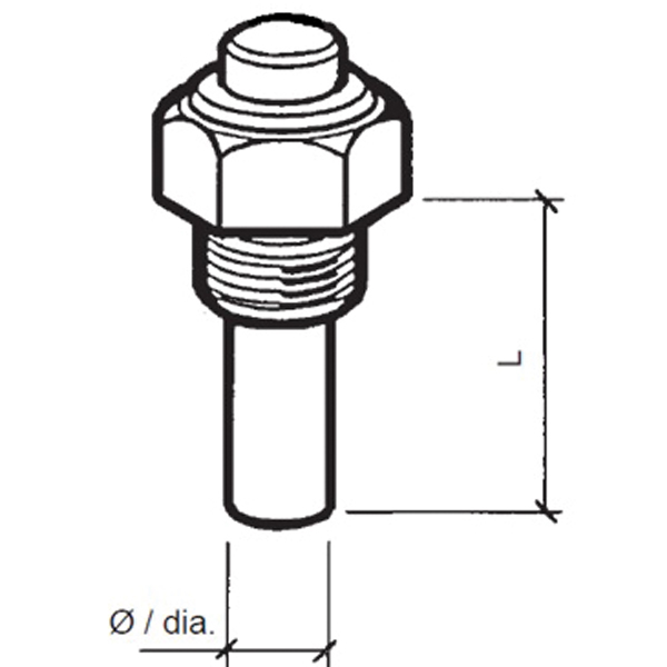 Vdo sensor olie temp. 6-24v, m18x1,5