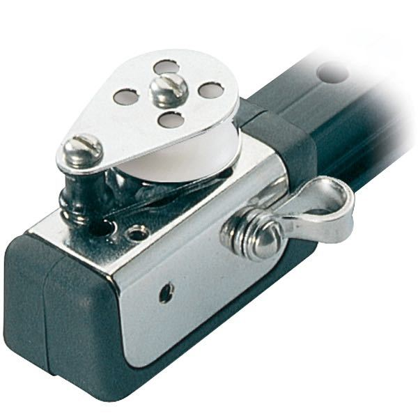 Ronstan End control with block 19mm rail