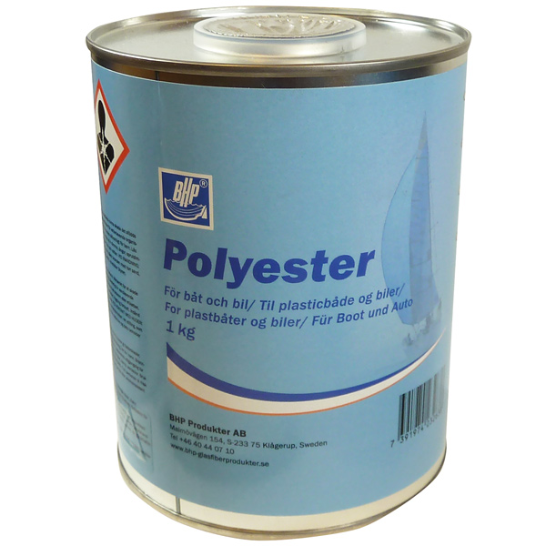 BHP Polyesterplast 1Kg, uden hærder