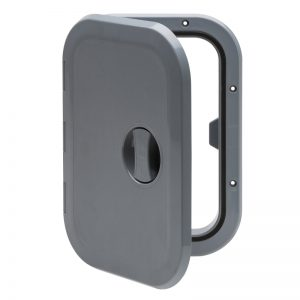 Built-in box gray with hatch 27x37.3x16cm