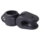 Stanchion block with swivel for Ø25 mm tube