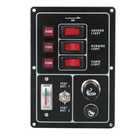 Powerpanel mit Zigarettenanzünderbuchse, 3-polig.