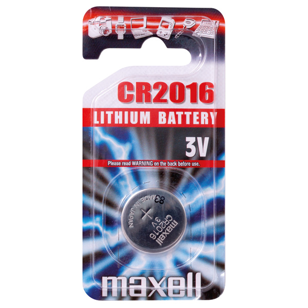 Maxell Lithium CR2016 batteri - 1stk