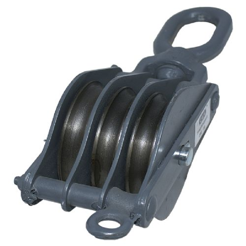 London block w/eye 3-sk 150mm 26mm rope Lgd. 520mm 2000 kg