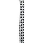 1852 fortøjning dobbelt flettet 18mm 15m hvid/sort