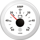 Vdo Amperemeter 60A, weiß ø52mm