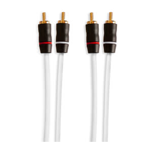 Fusion® RCA kabler, 2 kanaler, 6 fod (1,83 m) kabel