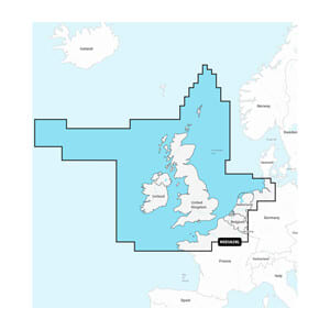 Storbritannien, Irland og Holland – søkort