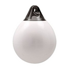 Round fender A-1 Ø295 x 380 mm white with blue/black top