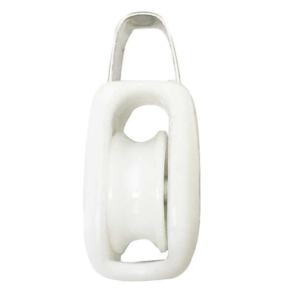 Block Ø25mm mit Halterung für Ø8mm Leitung