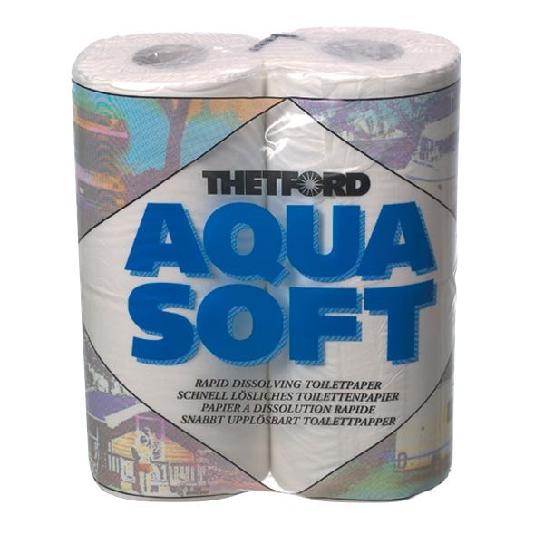 Aqua soft toiletpapir, 4 ruller (brug 1070683)