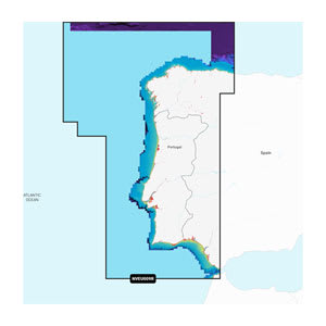 Portugal og Spanien, nordvest – søkort