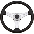 Sportsrat sort med alu, Ø38mm, med 3/4" std. nav