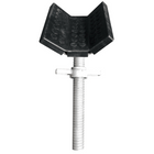 1852 Curved top plate for boat support