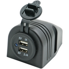 1852 påbygnings dobbelt usb udtag 5V 1 & 2,1Amp
