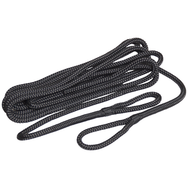 Robline fenderline flettet 2pak sort 6mm x 2m