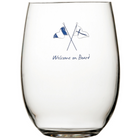 MB Welcome on board Øl glas Ø9cm H13cm 591 ml. 6stk NON SLIP