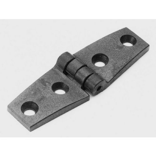 Scharnier aus schwarzem Kunststoff mit RF-Stift 41,3 x 41,3 x 26,5 mm