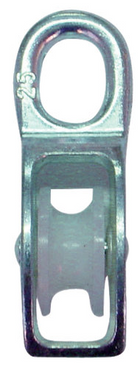 Einzelblock verzinkt 50mm