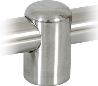 Gelænderholder RF stål Ø22mm - åben