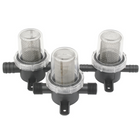 Water filter in-line with fine RF filter, Ø12mm thread