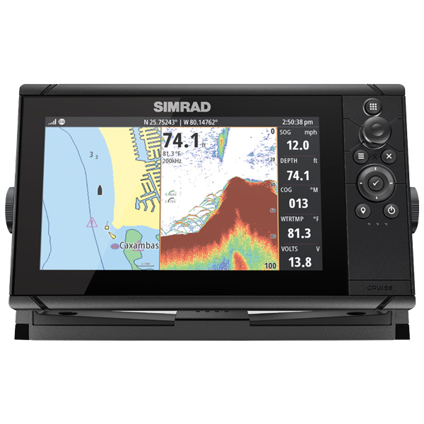 Simrad Cruise 9" med 83/200 hæktransducer