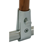 Flagpole holder Ø: 25mm RF steel mounted on railing