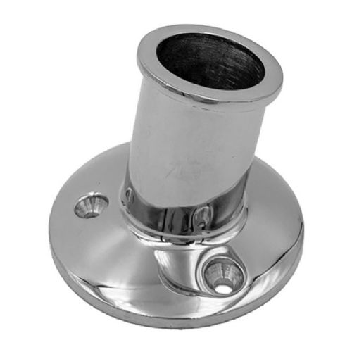 Fahnenmasthalter RF Ø:25 mm Basis Ø:66 mm H:51 mm