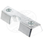 Orbitrade aluminiumanode til Volvo Penta DPX (skjold) – OEM 19139 / 23813192