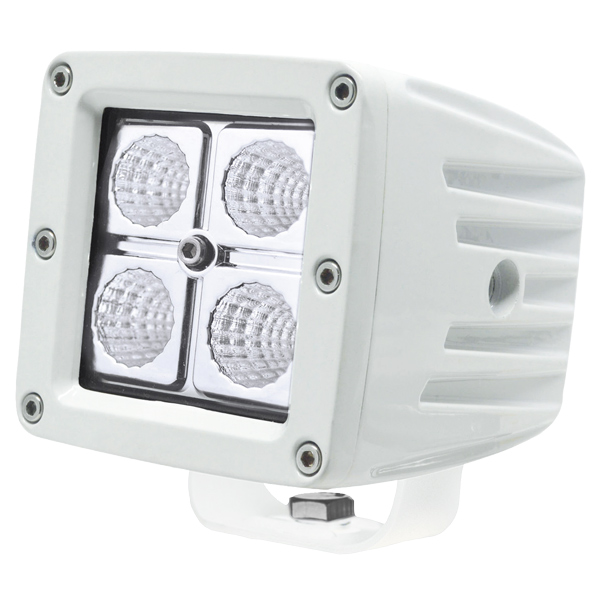 1852 dækslys 10-30Vdc, 12W LED, Flood, 1080lm, 80x75x82mm