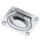 Roca Bodenbeschlag Koffergriff mit Rückholfeder 75x60mm RF 316