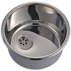 Vask rustfri rund Ø300/325 mm H180 mm 0,8 mm Z0830000