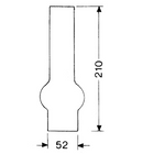 DHR Lamp Glass 15 x 210mm