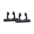Nylonclips 25mm 2stk med udvendig hul