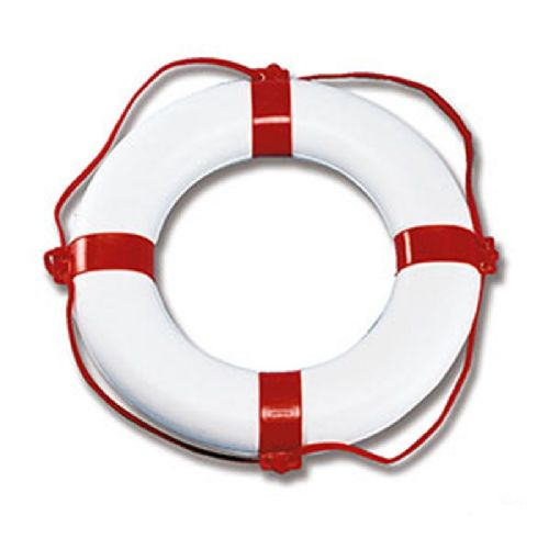 Rettungsring weiß mit rotem Band "Pegaso" Ø:60 x 35 cm N1460035