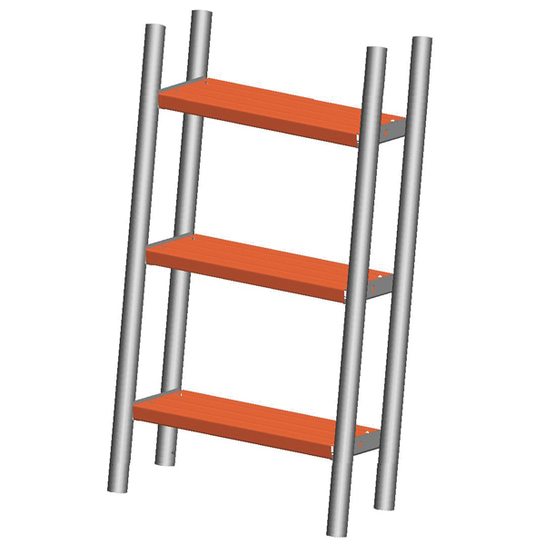 Extension for bridge ladder, 3 steps (only for 1160235)