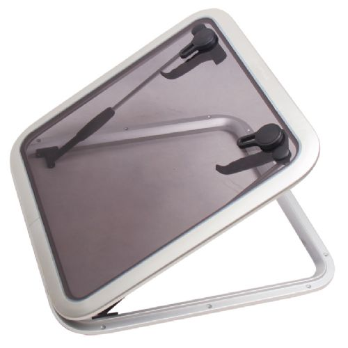 Deck hatch Low Line Alu 505 X 505mm Radius 46.2mm