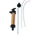 Oil sump pump with small hose