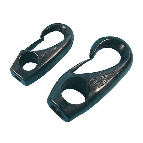 Nylonhaken schwarz 10mm 2St